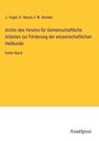 J. Vogel: Archiv des Vereins für Gemeinschaftliche Arbeiten zur Förderung der wissenschaftlichen Heilkunde, Buch