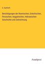 G. Seyffarth: Berichtigungen der Roemischen, Griechischen, Persischen, Aegyptischen, Hebraeischen Geschichte und Zeitrechnung, Buch