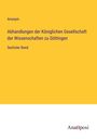 Anonym: Abhandlungen der Königlichen Gesellschaft der Wissenschaften zu Göttingen, Buch