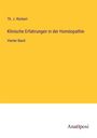 Th. J. Rückert: Klinische Erfahrungen in der Homöopathie, Buch