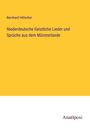 Bernhard Hölscher: Niederdeutsche Geistliche Lieder und Sprüche aus dem Münsterlande, Buch