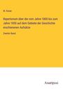 W. Koner: Repertorium über die vom Jahre 1800 bis zum Jahre 1850 auf dem Gebiete der Geschichte erschienenen Aufsätze, Buch