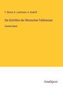 F. Blume: Die Schriften der Römischen Feldmesser, Buch