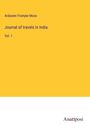 Ardaseer Framjee Moos: Journal of travels in India, Buch