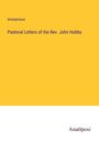 Anonymous: Pastoral Letters of the Rev. John Hobbs, Buch