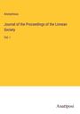 Anonymous: Journal of the Proceedings of the Linnean Society, Buch