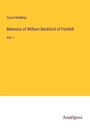 Cyrus Redding: Memoirs of William Beckford of Fonthill, Buch