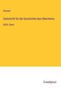 Anonym: Zeitschrift für die Geschichte des Oberrheins, Buch