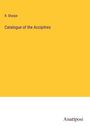 R. Sharpe: Catalogue of the Accipitres, Buch