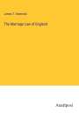 James T. Hammick: The Marriage Law of England, Buch