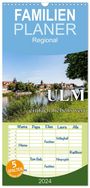 Frank Baumert: Familienplaner 2024 - Ulm einfach liebenswert mit 5 Spalten (Wandkalender, 21 x 45 cm) CALVENDO, KAL