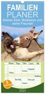Elisabeth Stanzer: Familienplaner 2024 - Kleiner Esel. Boldewyn und seine Freunde mit 5 Spalten (Wandkalender, 21 x 45 cm) CALVENDO, KAL