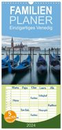 Guenter Stefan Bartl: Familienplaner 2024 - Einzigartiges Venedig mit 5 Spalten (Wandkalender, 21 x 45 cm) CALVENDO, KAL