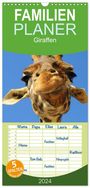 Elisabeth Stanzer: Familienplaner 2024 - Giraffen mit 5 Spalten (Wandkalender, 21 x 45 cm) CALVENDO, KAL