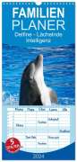 Elisabeth Stanzer: Familienplaner 2024 - Delfine - Lächelnde Intelligenz mit 5 Spalten (Wandkalender, 21 x 45 cm) CALVENDO, KAL
