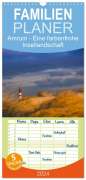 Silke Koch - Siko-Fotomomente. De: Familienplaner 2024 - Amrum - Eine farbenfrohe Insellandschaft mit 5 Spalten (Wandkalender, 21 x 45 cm) CALVENDO, KAL