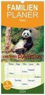 Peter Roder: Familienplaner 2024 - Niedlicher Panda mit 5 Spalten (Wandkalender, 21 x 45 cm) CALVENDO, KAL