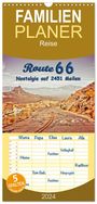 Peter Roder: Familienplaner 2024 - Nostalgie auf 2451 Meilen - Route 66 mit 5 Spalten (Wandkalender, 21 x 45 cm) CALVENDO, KAL