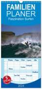 Martina Cross: Familienplaner 2024 - Faszination Surfen mit 5 Spalten (Wandkalender, 21 x 45 cm) CALVENDO, KAL