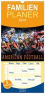 Peter Roder: Familienplaner 2024 - American Football - so cool mit 5 Spalten (Wandkalender, 21 x 45 cm) CALVENDO, KAL