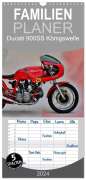 Ingo Laue: Familienplaner 2024 - Ducati 900SS Königswelle mit 5 Spalten (Wandkalender, 21 x 45 cm) CALVENDO, KAL