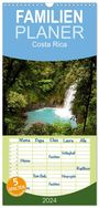 Peter Schickert: Familienplaner 2024 - Costa Rica mit 5 Spalten (Wandkalender, 21 x 45 cm) CALVENDO, KAL
