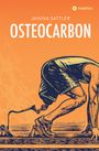 „JANINA SATTLER OSTEOcarbon“, „tredition“; Illustration eines startenden Läufers mit Beinprothese.