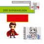 Dave Red: 200 Superhelden zum ausmalen, Buch