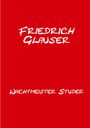 Friedrich Glauser: Wachtmeister Studer, Buch