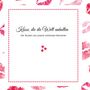 "Küsse, die die Welt anhalten. Die Bucket List unserer schönsten Momente." Drei kleine rote Herzen und rote Kussmünder.