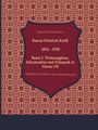Text: "Baurat Heinrich Knöll, 1876-1958, Band 2: Wohnungsbau, Infrastruktur und Fuhrpark in Herne i.W."  
Beschreibung: Roter Schild auf floralem Hintergrund.