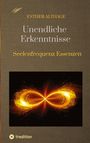 "Unendliche Erkenntnisse", "Seelenfrequenz Essenzen", "Esther Althage", "tredition". Leuchtende orange Unendlichkeitssymbol.