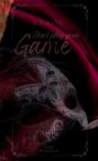 Text: "G.S. Fate. Don't play your game with me. Dark Romance." Eine reich verzierte Maske auf dunkelrotem Samt.