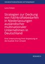 Lena Finken: Strategien zur Deckung von Fachkräftebedarfen in Niederlassungen ausländischer multinationaler Unternehmen in Deutschland, Buch