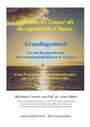 Titel: "Hypnotische Trance als therapeutische Chance". Untertitel: "Grundlagenbuch... Anwendungs­möglichkeiten in Hypnose". Hintergrund: Segelboot im Sonnenuntergang auf dem Meer.