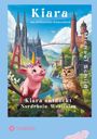 „Kiara das afrikanische Schweinhorn“ und „Kiara entdeckt Nordrhein-Westfalen“. Ein Schwein mit Horn, Eule, Fantasielandschaft.
