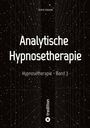 Titel: "Analytische Hypnosetherapie". Untertitel: "Hypnosetherapie - Band 3". Design mit Linien und Punkten auf schwarzem Hintergrund.