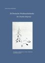 "24 Deutsche Weihnachtslieder für Ukulele (Sopran)" steht groß geschrieben. Darunter eine Zeichnung eines Tannenbaums.
