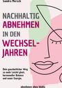 Titel: "Nachhaltig abnehmen in den Wechseljahren". Illustration eines Gesichts in abstrakten Linien.