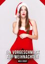 „Ein Vorgeschmack auf Weihnachten“ – Mia Graf. Frau in rotem Weihnachtsoutfit telefoniert.