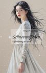 Holger Niederhausen, Schneeweißchen - Offenbarung der Seele. Illustration einer Frau mit langem dunklem Haar im Schnee.