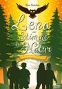 „Lena – Stimme der Natur und die geheime Welt der Mächte“ von Paul Reinker. Illustration mit Eule, Wald und vier Silhouetten.