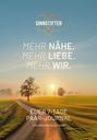Mehr Nähe. Mehr Liebe. Mehr Wir. Euer 7-Tage Paar-Journal von Ansgar Wiesemann. Landschaft bei Sonnenuntergang.