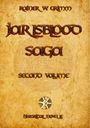 Text im Zentrum: "JARLSBLOOD SAGA". Darunter: "Second Volume". Ein keltisches Muster im Hintergrund.