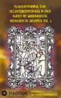 Der Text beschreibt ein Klausurtraining zur Selbstüberprüfung im Fach Kunst. Eine Illustration zeigt Menschen in Gruppen.