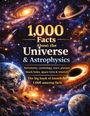 "1,000 Facts About the Universe & Astrophysics" mit Planeten, Galaxien und einem schwarzen Loch im Hintergrund.