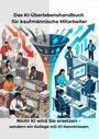 „Das KI-Überlebenshandbuch für kaufmännische Mitarbeiter. Nicht KI wird Sie ersetzen – sondern ein Kollege mit KI-Kenntnissen.“ Links gestresste Büroangestellte mit Papierstapeln, rechts moderner Arbeitsplatz mit Computern und zufriedenen Mitarbeitern.