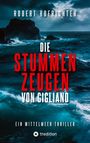 "Robert Hofrichter. Die stummen Zeugen von Gigliano. Ein Mittelmeer-Thriller. Stürmisches Meer mit dunklen Wolken."