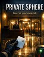 "Private Sphere. Enter at your own risk." Ein Mann steht hinter einem Tresen, eine Hand hält eine Karte vor einen Scanner.