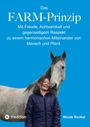 Das FARM-Prinzip: Freude, Achtsamkeit für Menschen und Pferde. Ein lachendes Kind mit einem Pferd auf blauem Hintergrund.